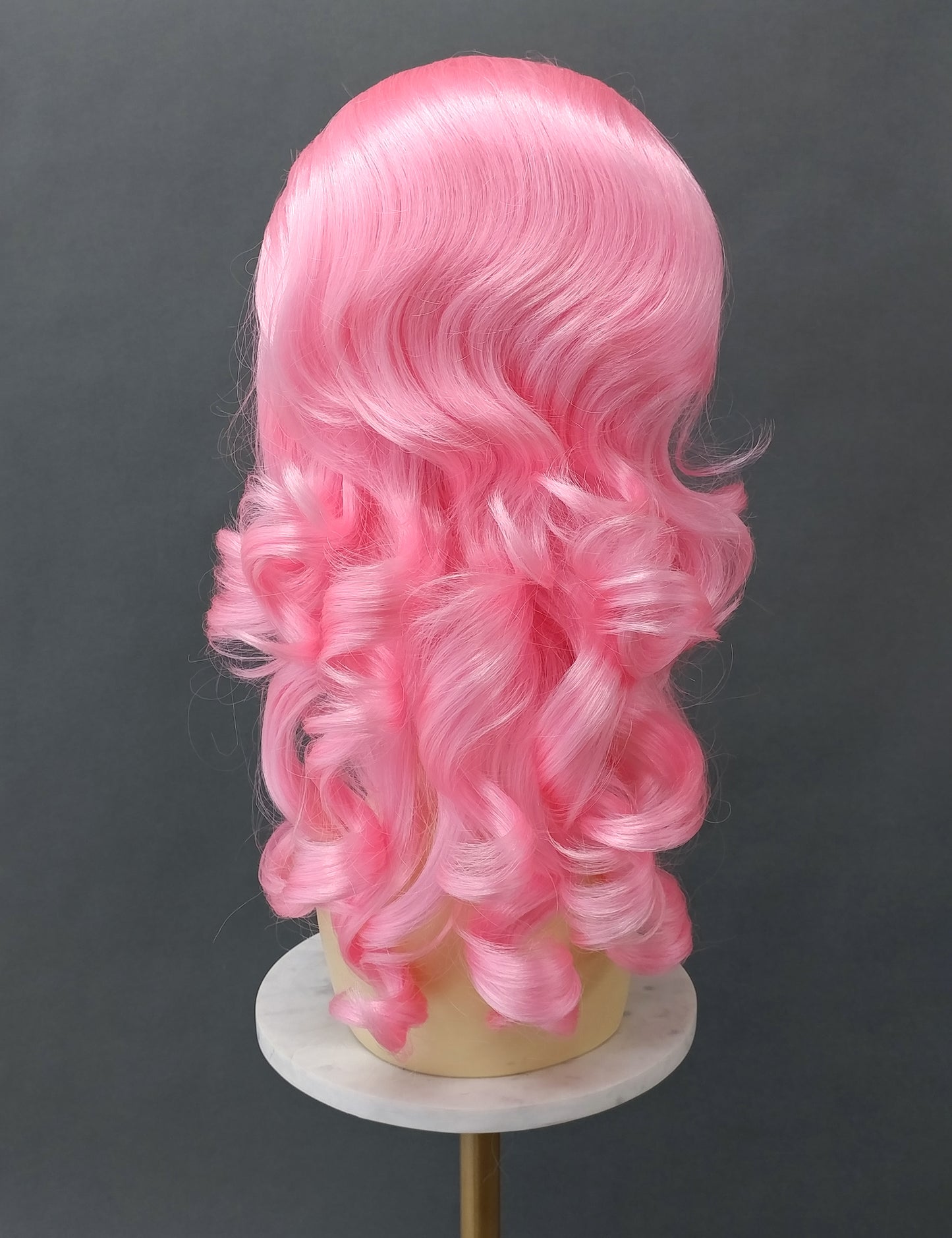 Light Pink Wavy Beehive Wig [WvBeehive-LPink]