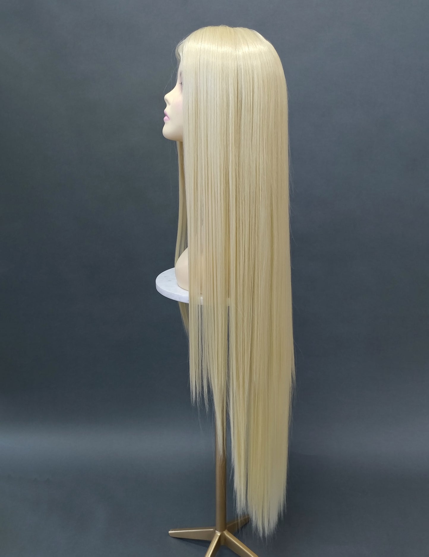 Long Blonde Lace Part Heat Resistant Wig [HTGodiva-613]