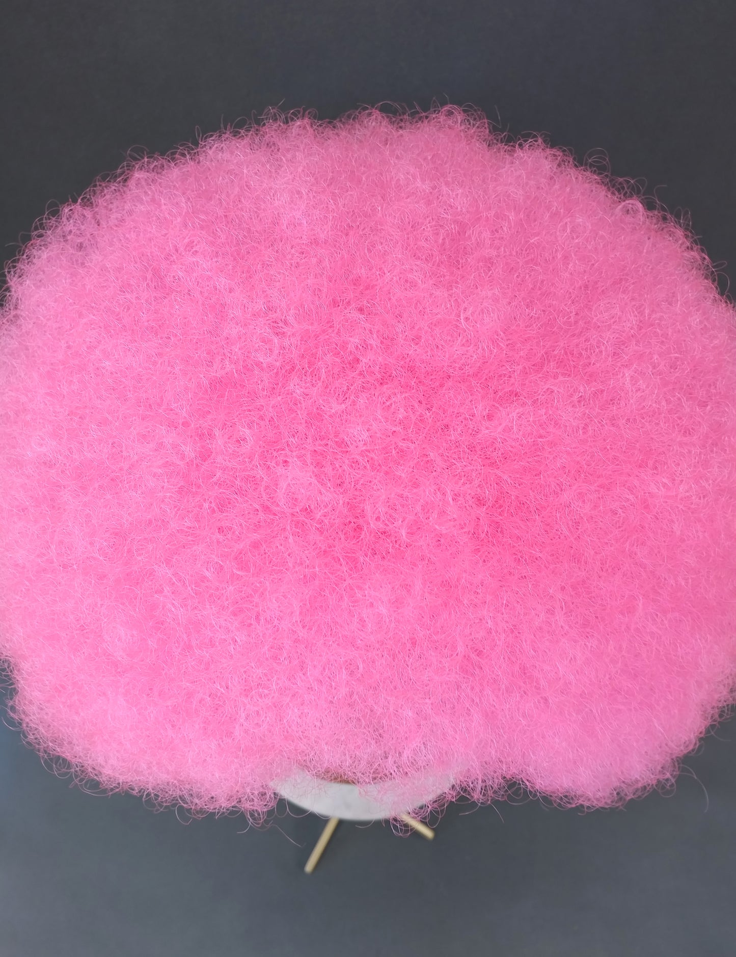 Large Hot Pink Afro Synthetic Costume Wig [LAfro-Pink]