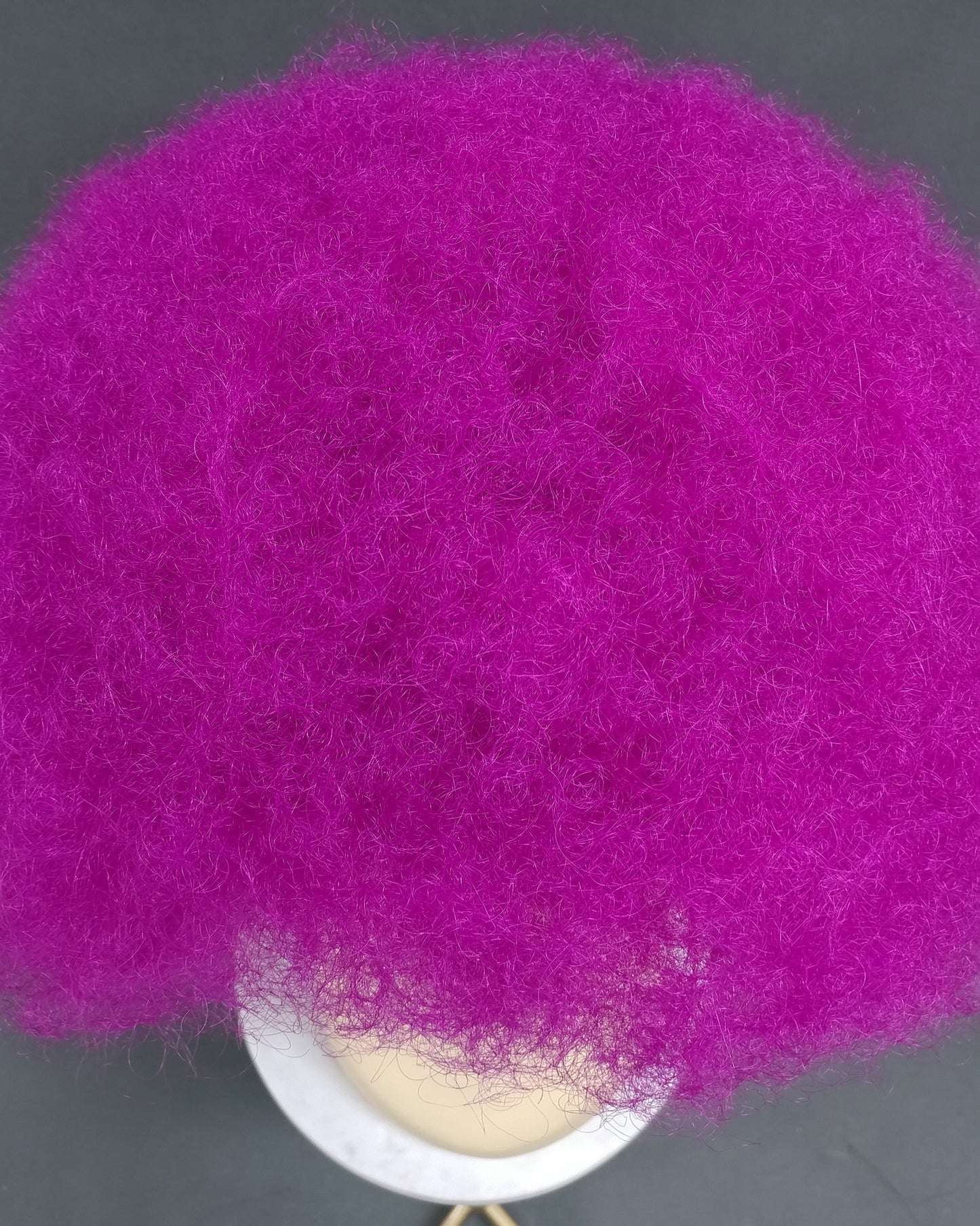 Large Magenta Afro Synthetic Costume Wig [LAfro-Magenta]