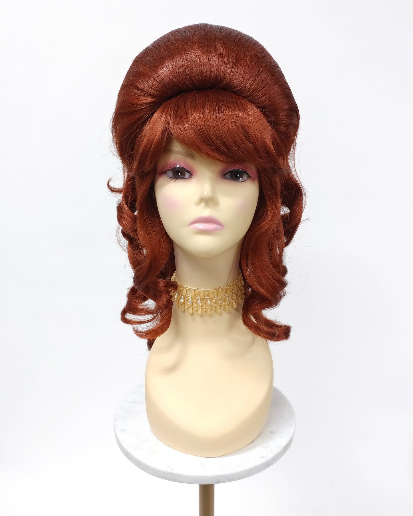 Auburn Red Wavy Beehive Wig [WvBeehive-130]