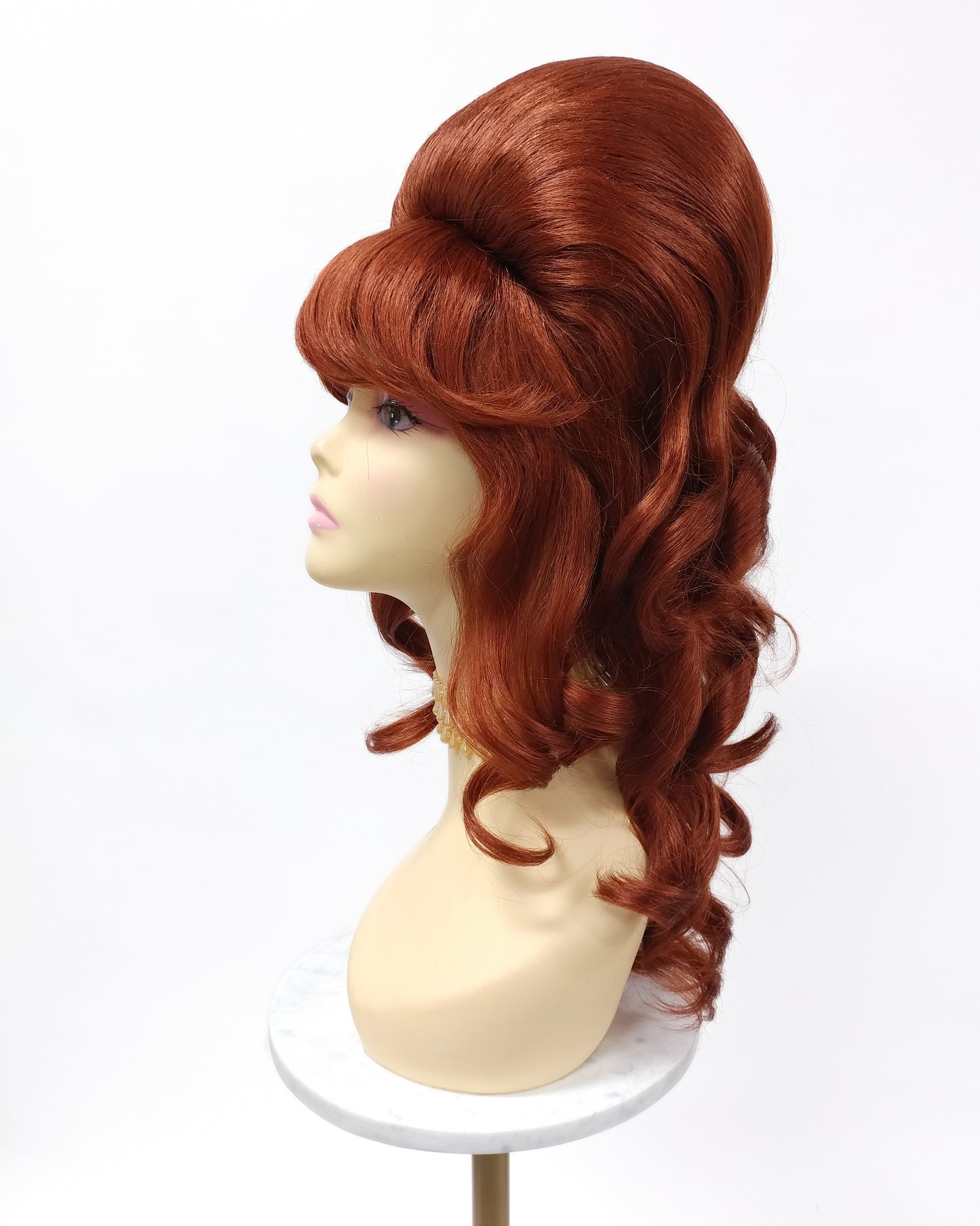 Auburn Red Wavy Beehive Wig [WvBeehive-130]