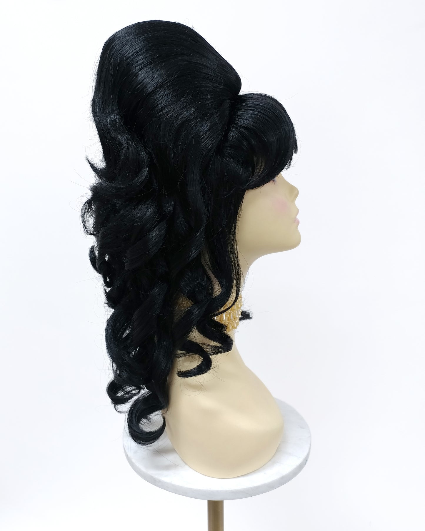 Black Wavy Beehive Wig [WvBeehive-1]
