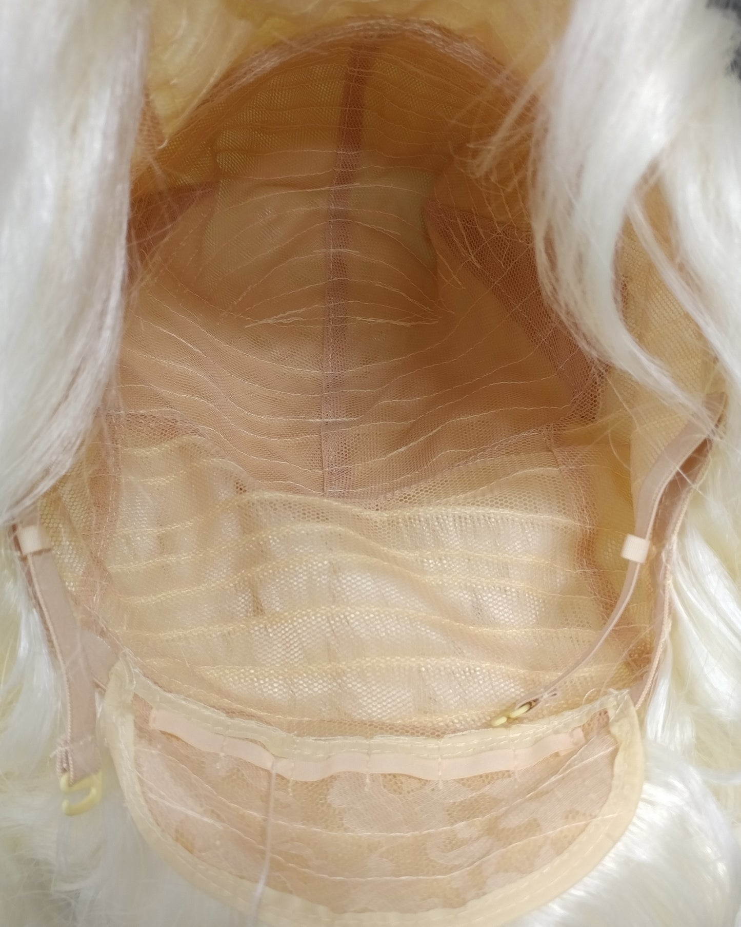 Bright Orange Wavy Beehive Wig [WvBeehive-BOrange]