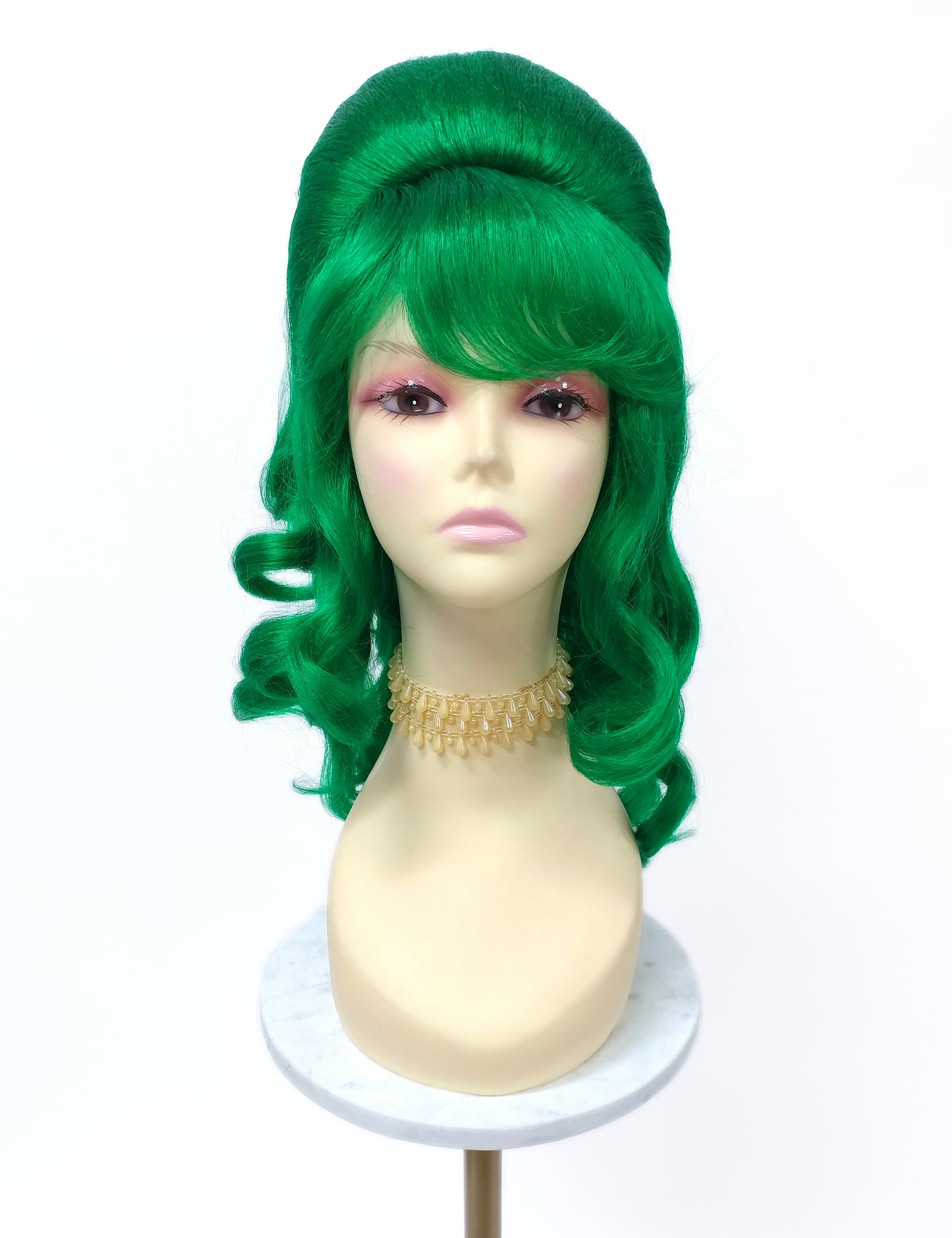 Dark Green Wavy Beehive Wig [WvBeehive-DGreen]