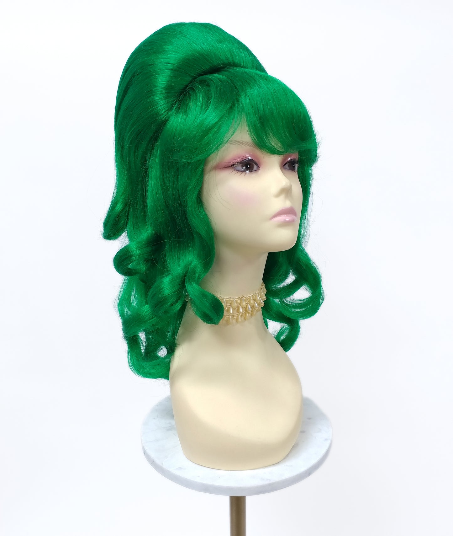 Dark Green Wavy Beehive Wig [WvBeehive-DGreen]