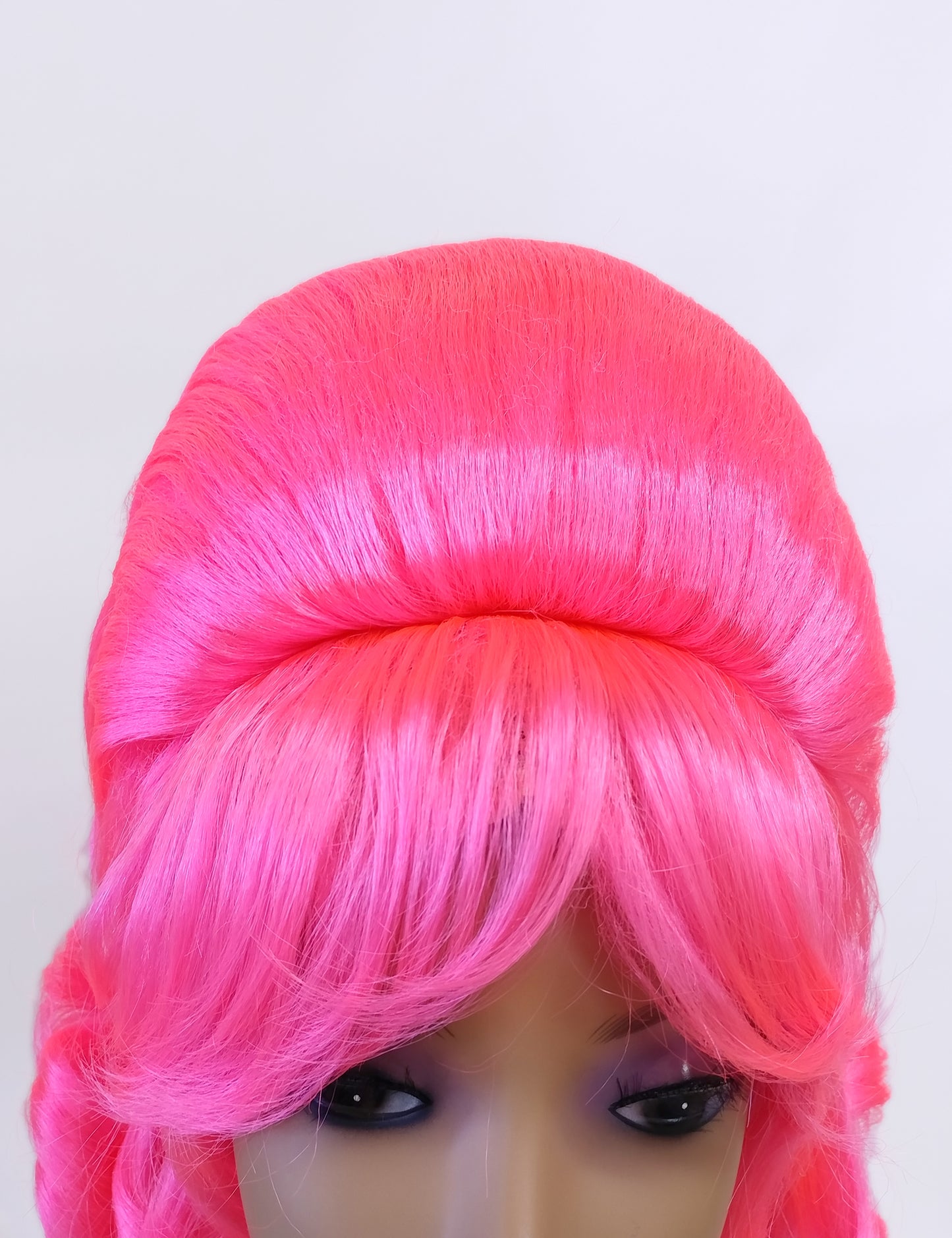 Hot Pink Wavy Beehive Wig [WvBeehive-HPink]