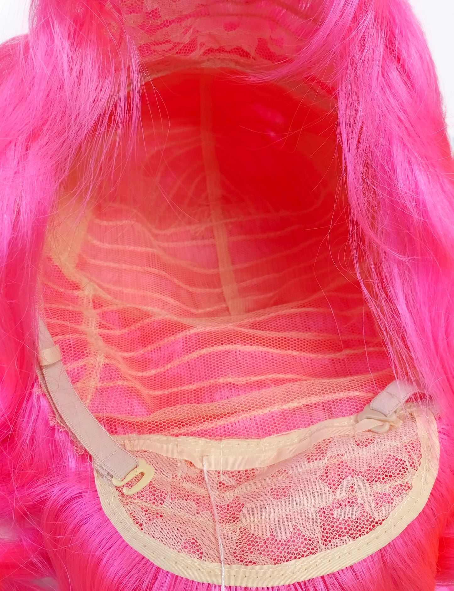 Hot Pink Wavy Beehive Wig [WvBeehive-HPink]