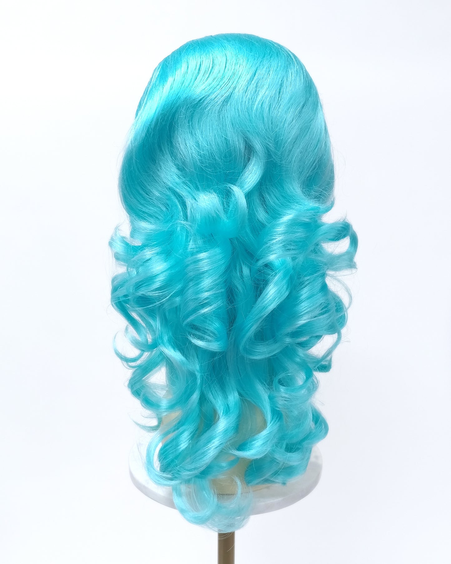 Light Blue Wavy Beehive Wig [WvBeehive-LBlue]