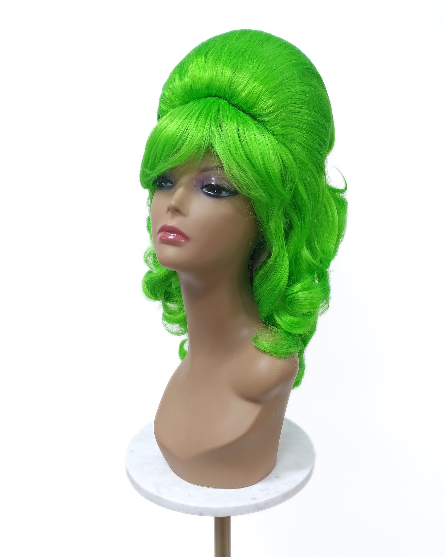 Light Green Wavy Beehive Wig [WvBeehive-LGreen]