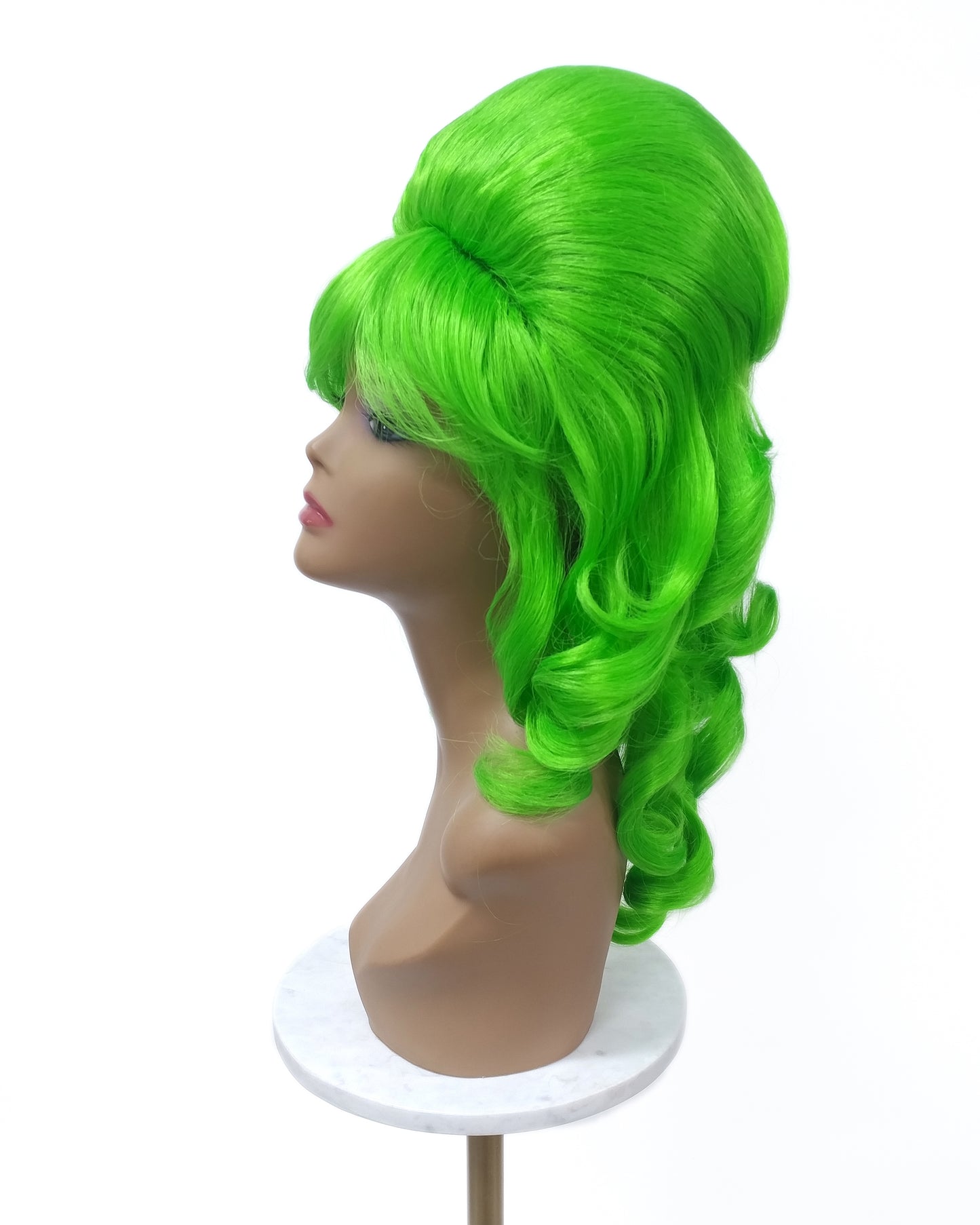 Light Green Wavy Beehive Wig [WvBeehive-LGreen]