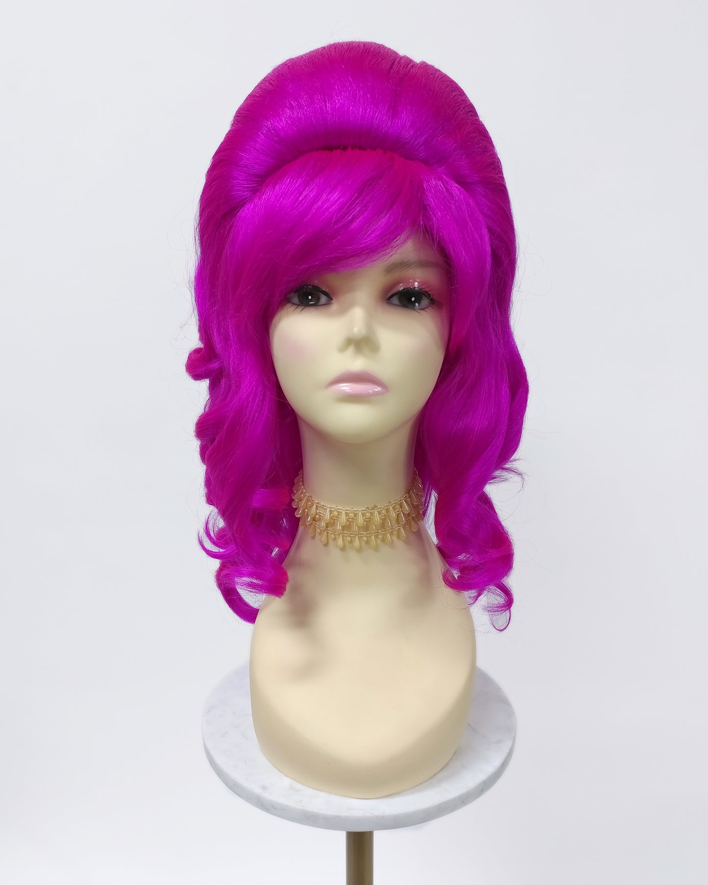 Magenta Wavy Beehive Wig [WvBeehive-Magenta]