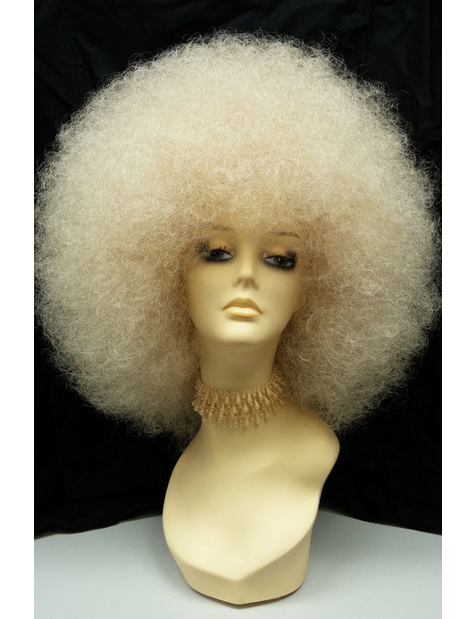 Extra Large Jumbo Blonde Afro Costume Wig [XLAfro-613]