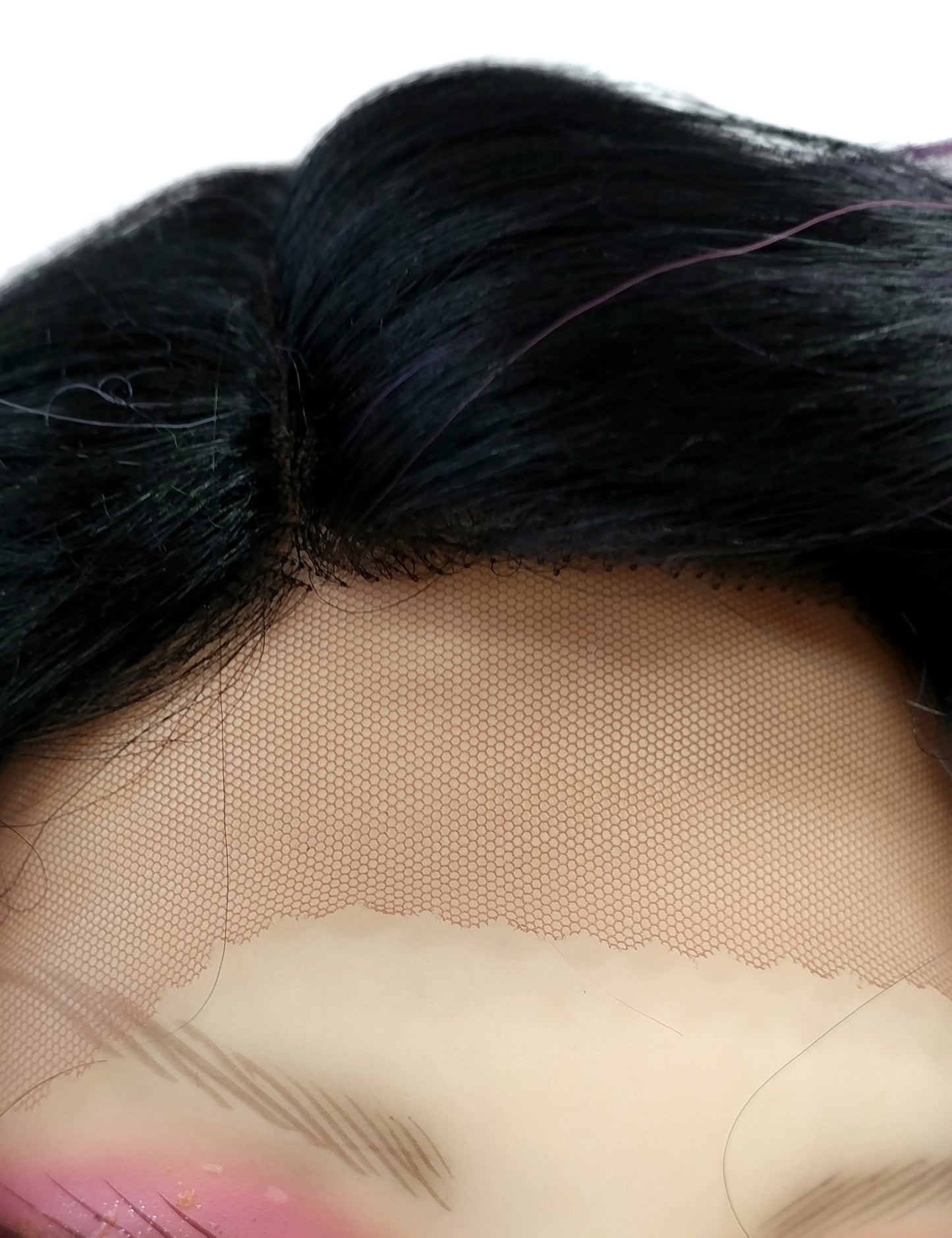 Dark and Light Purple with Dark Roots Wavy Lace Front Heat Resistant Wig [Fiona-TT/LP-DP]