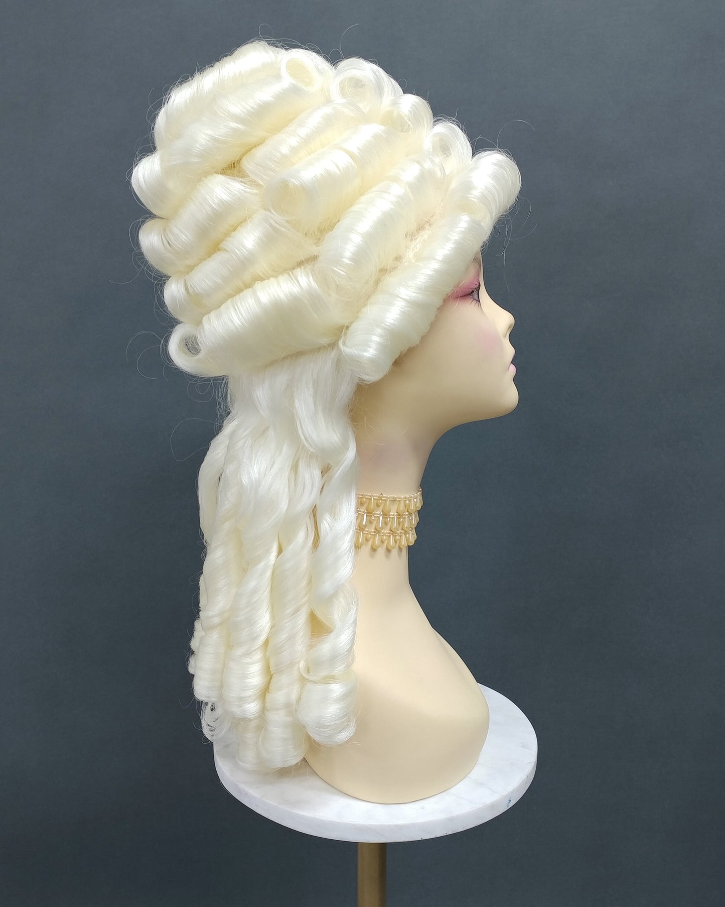 Platinum Blonde Marie Antoinette Wig [Marie-613A]