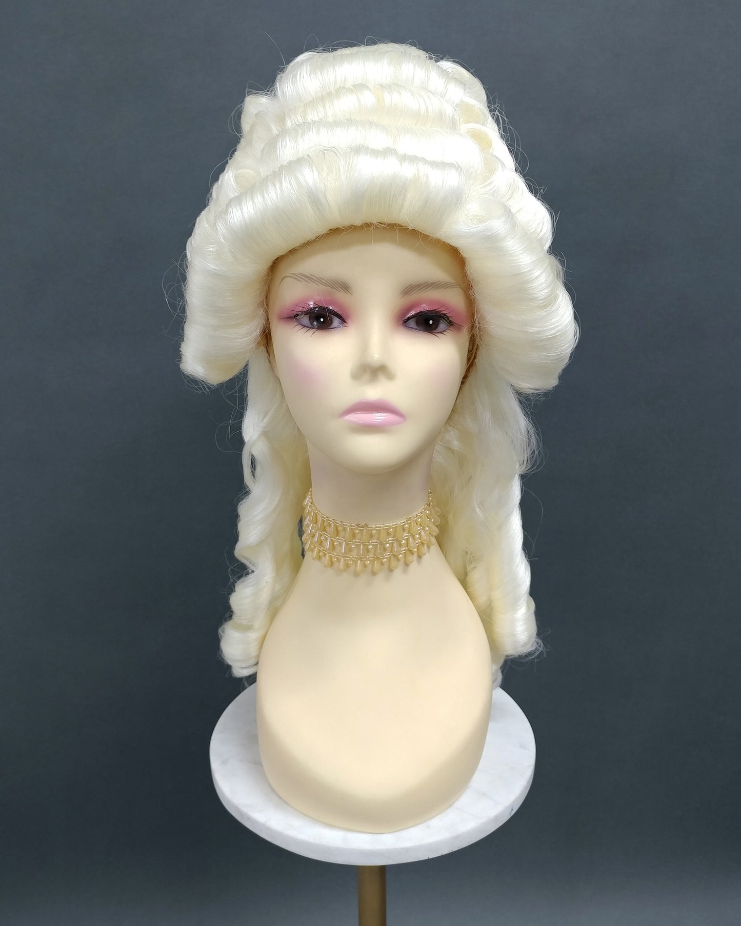 Platinum Blonde Marie Antoinette Wig [Marie-613A]