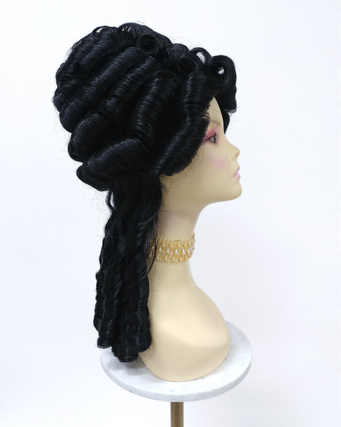 Black Marie Antoinette Wig [Marie-1]