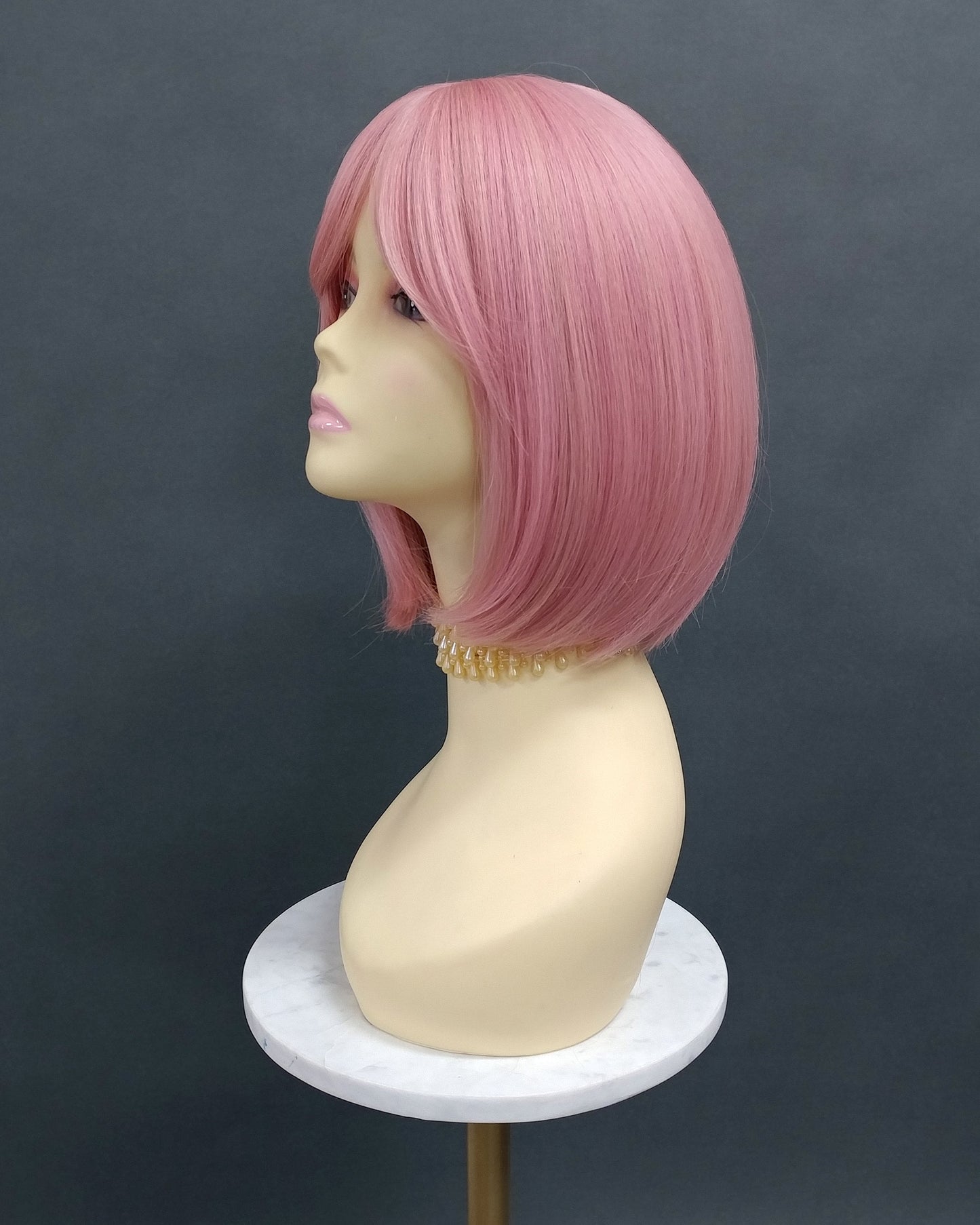 Pink Blonde Blend Page Boy Bob Wig [Ginny-Pink]