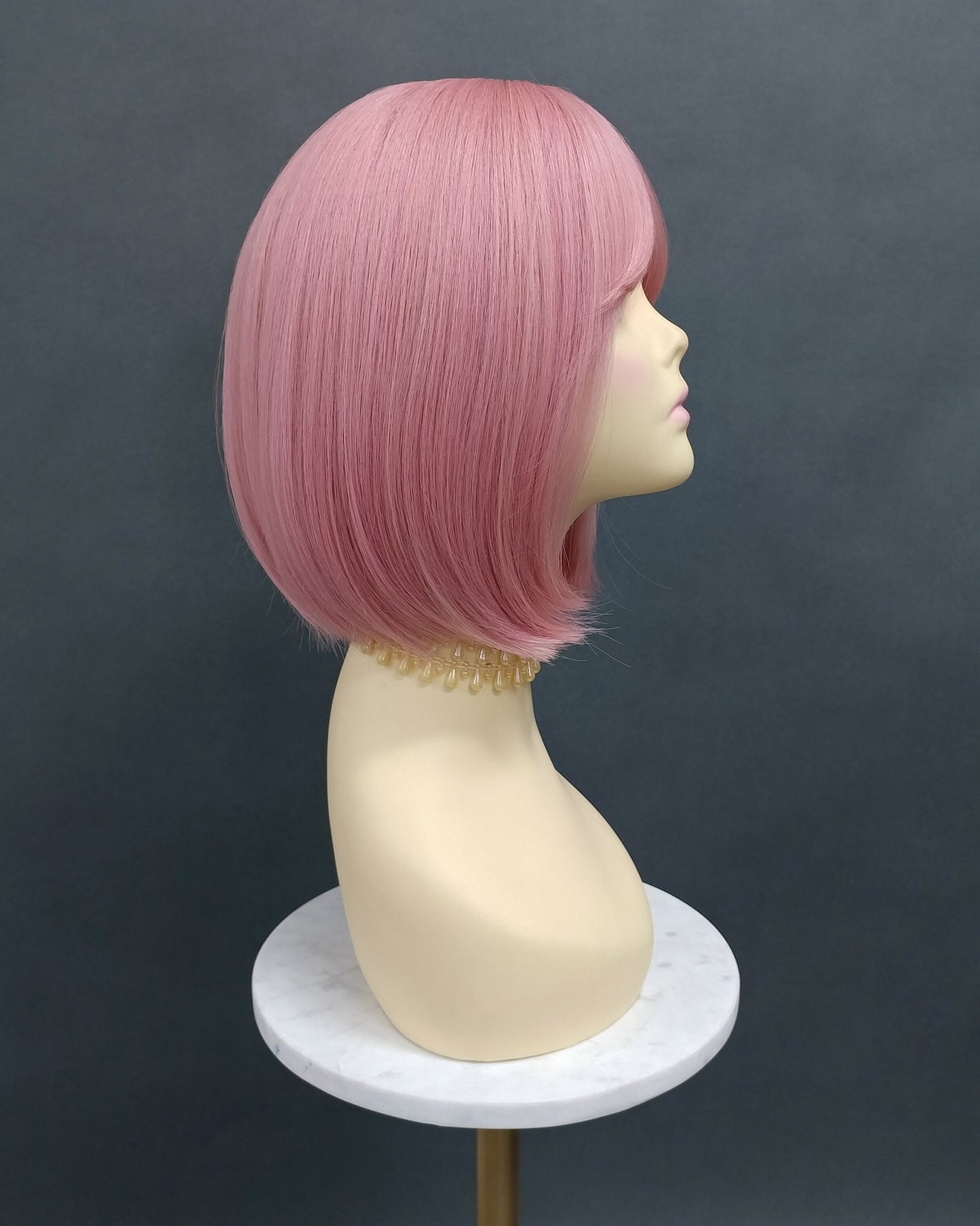 Pink Blonde Blend Page Boy Bob Wig [Ginny-Pink]