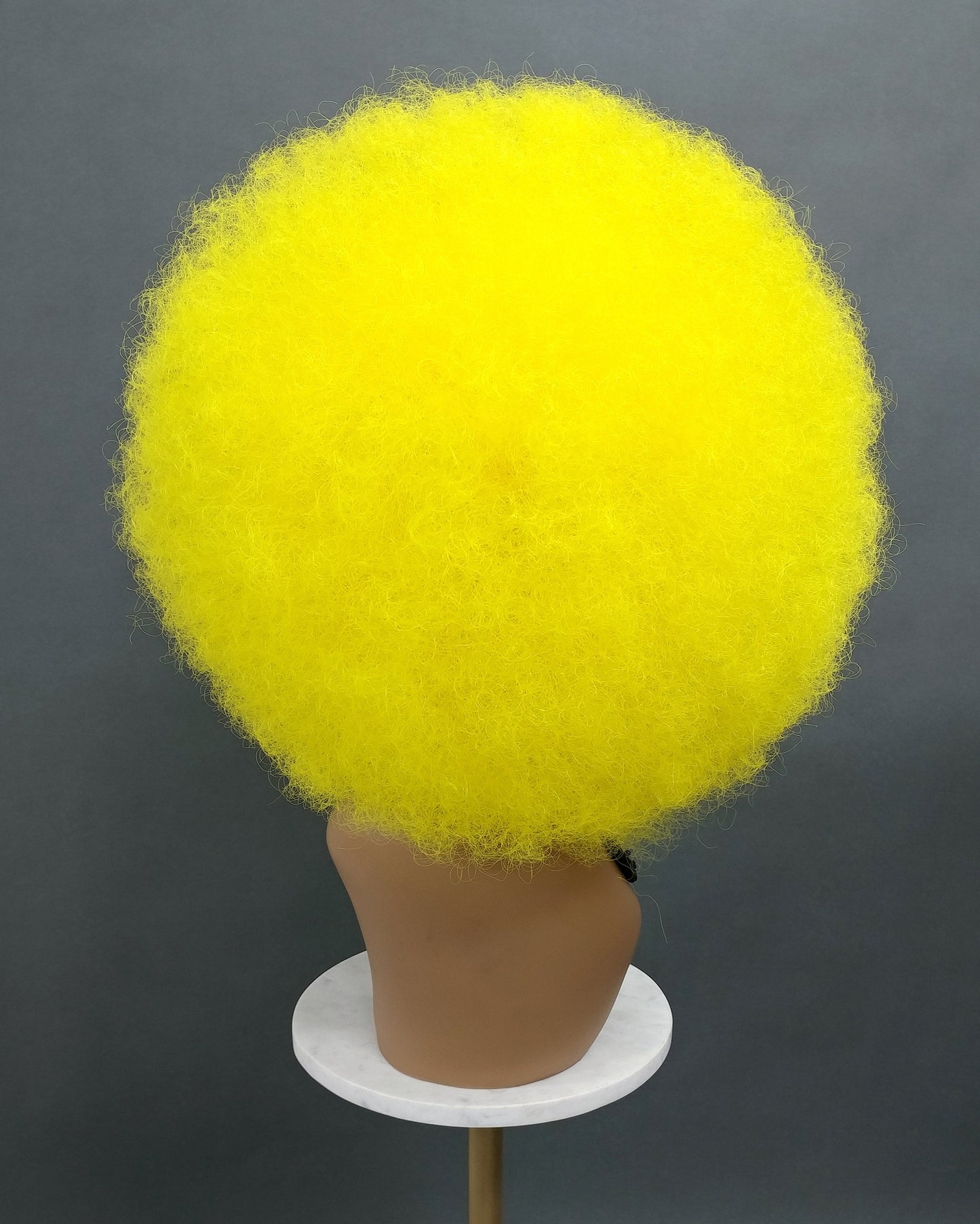 Large Yellow Afro Synthetic Costume Wig [LAfro-Yellow]