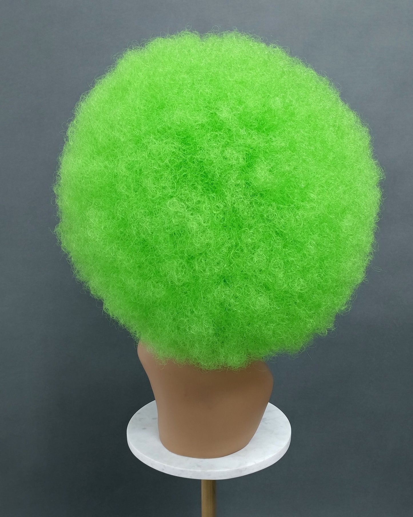 Large Light Green Afro Synthetic Costume Wig [LAfro-LGreen]