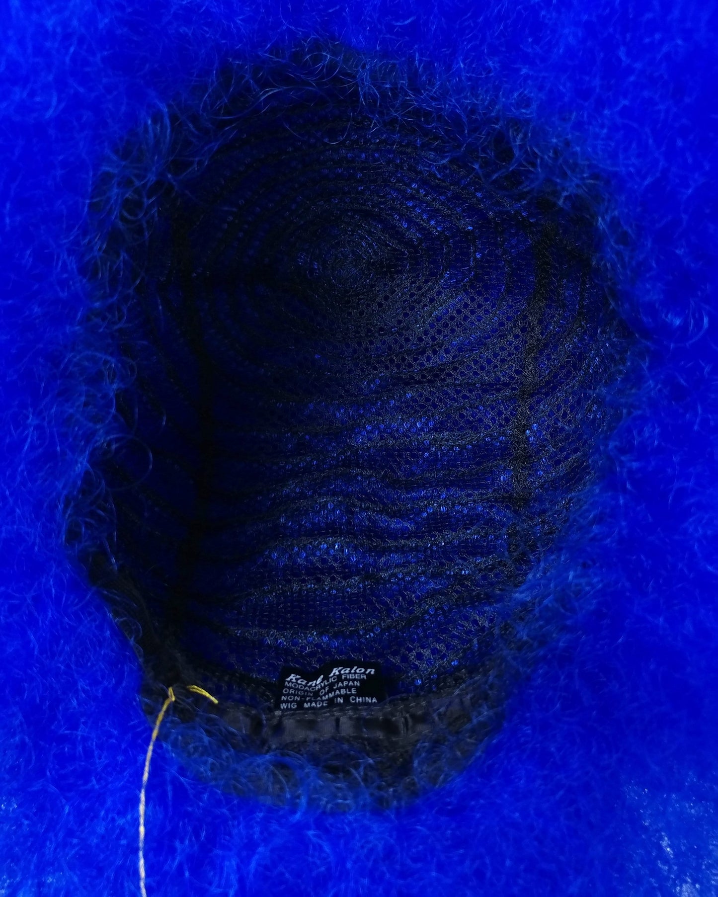 Large Dark Blue Afro Synthetic Costume Wig [LAfro-DBlue]