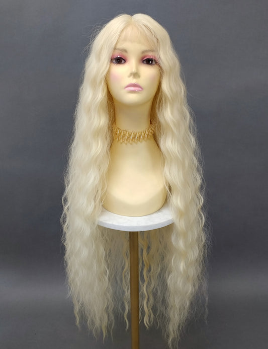 40 inch Blonde Extra Long Wavy Lace Front Wig [Isadora-613]