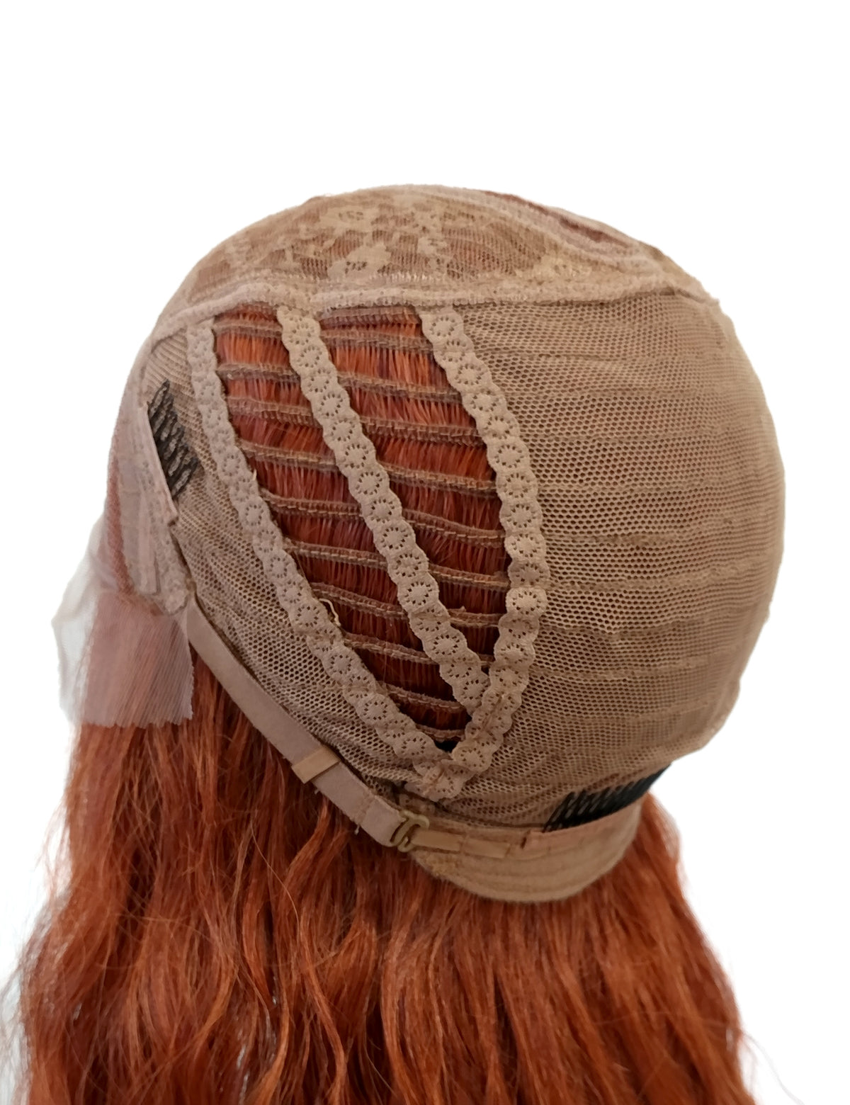 40 inch Deep Ginger Extra Long Wavy Lace Front Wig [Isadora-Copperleaf]