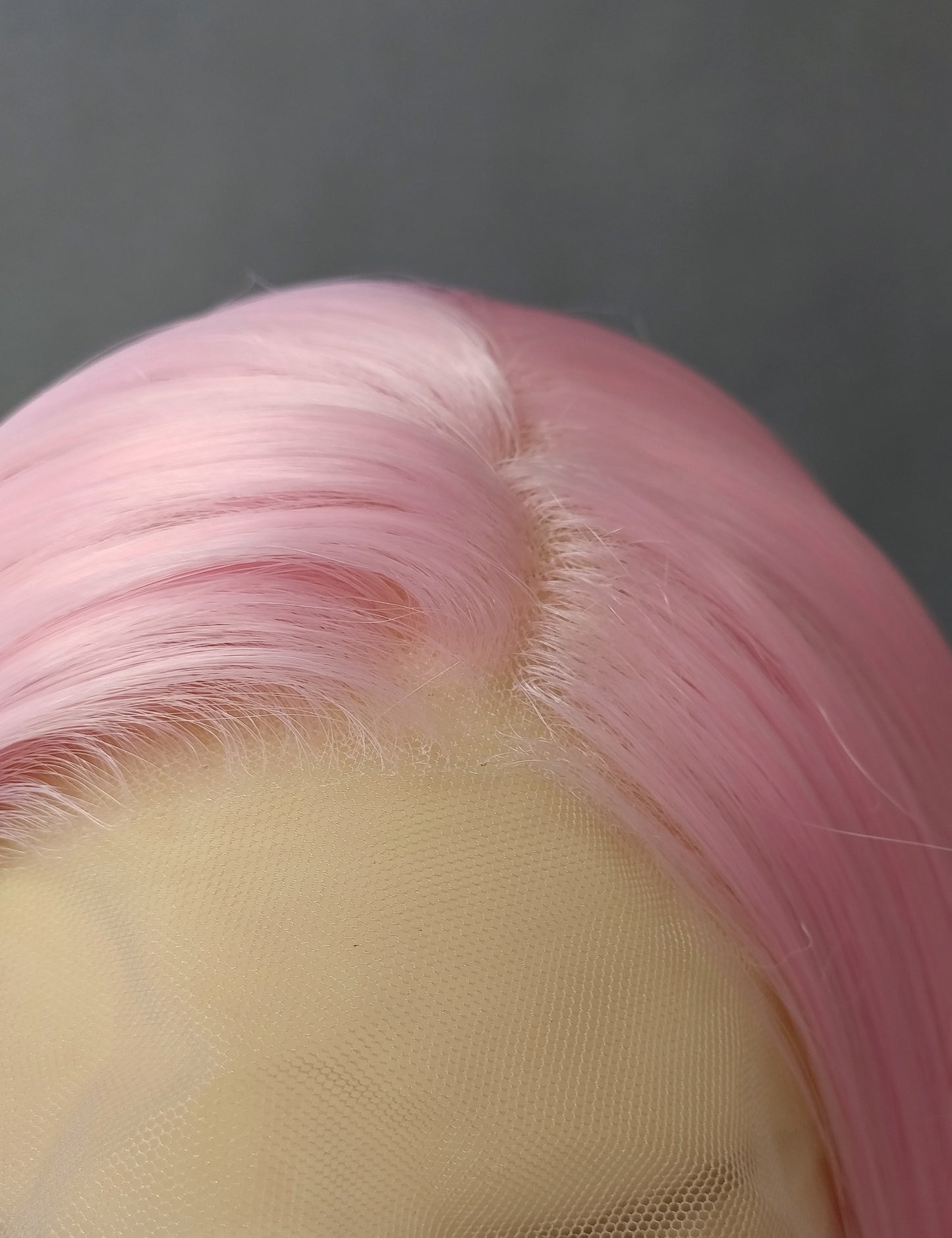 Lace Front 13x4 Light Pink Long Straight Heat Resistant Wig 28 Inch [Paris-BabyPink]