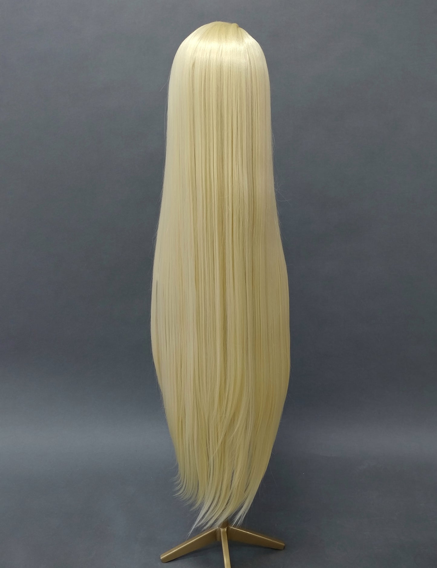 HD Lace Front Side Part Long Straight Blonde Heat Resistant Wig 40 Inch [Rayven-613]