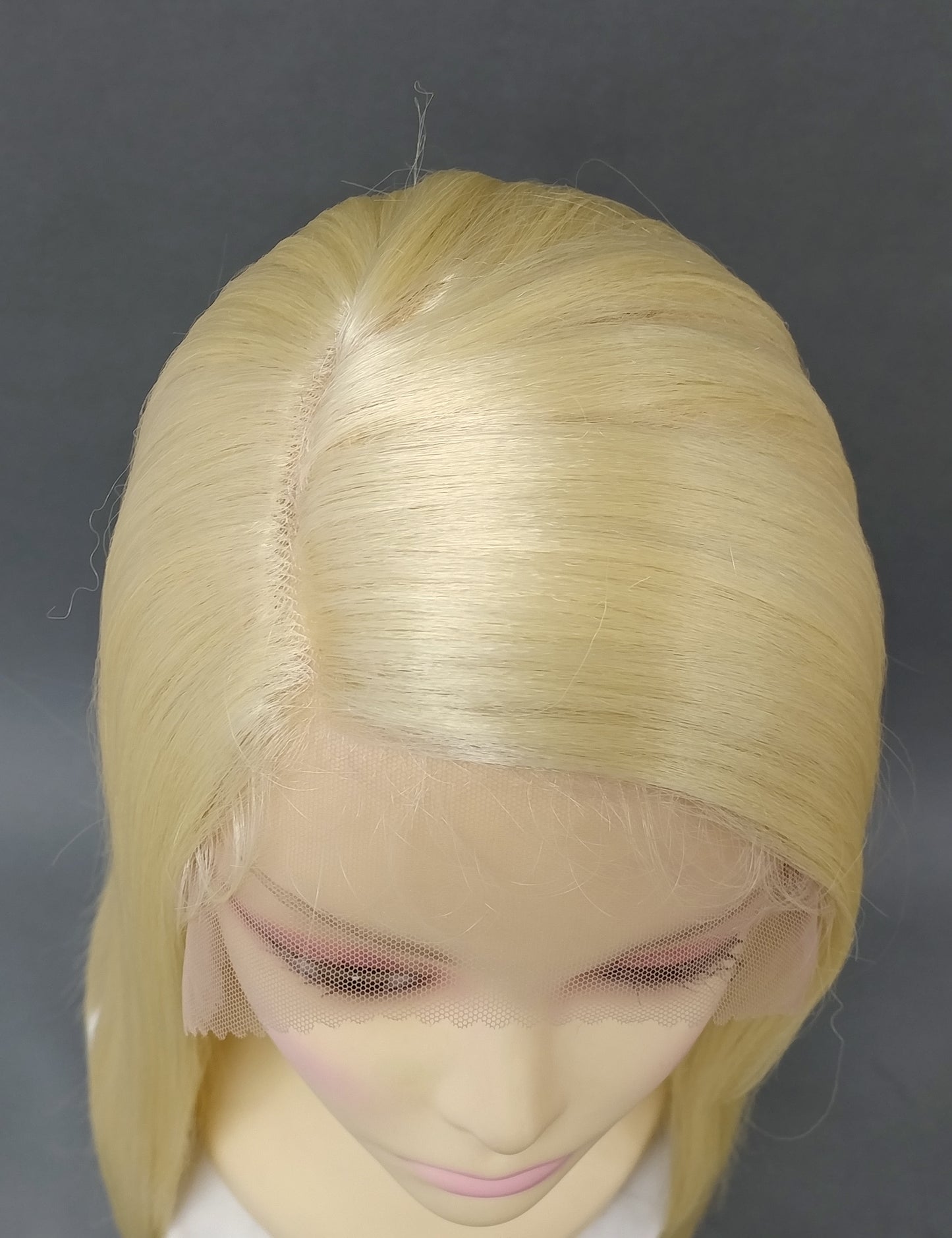 HD Lace Front Side Part Long Straight Blonde Heat Resistant Wig 40 Inch [Rayven-613]