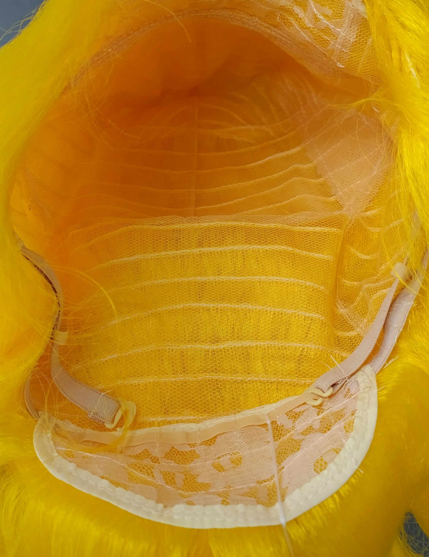 Yellow Wavy Beehive Wig [WvBeehive-Yellow]